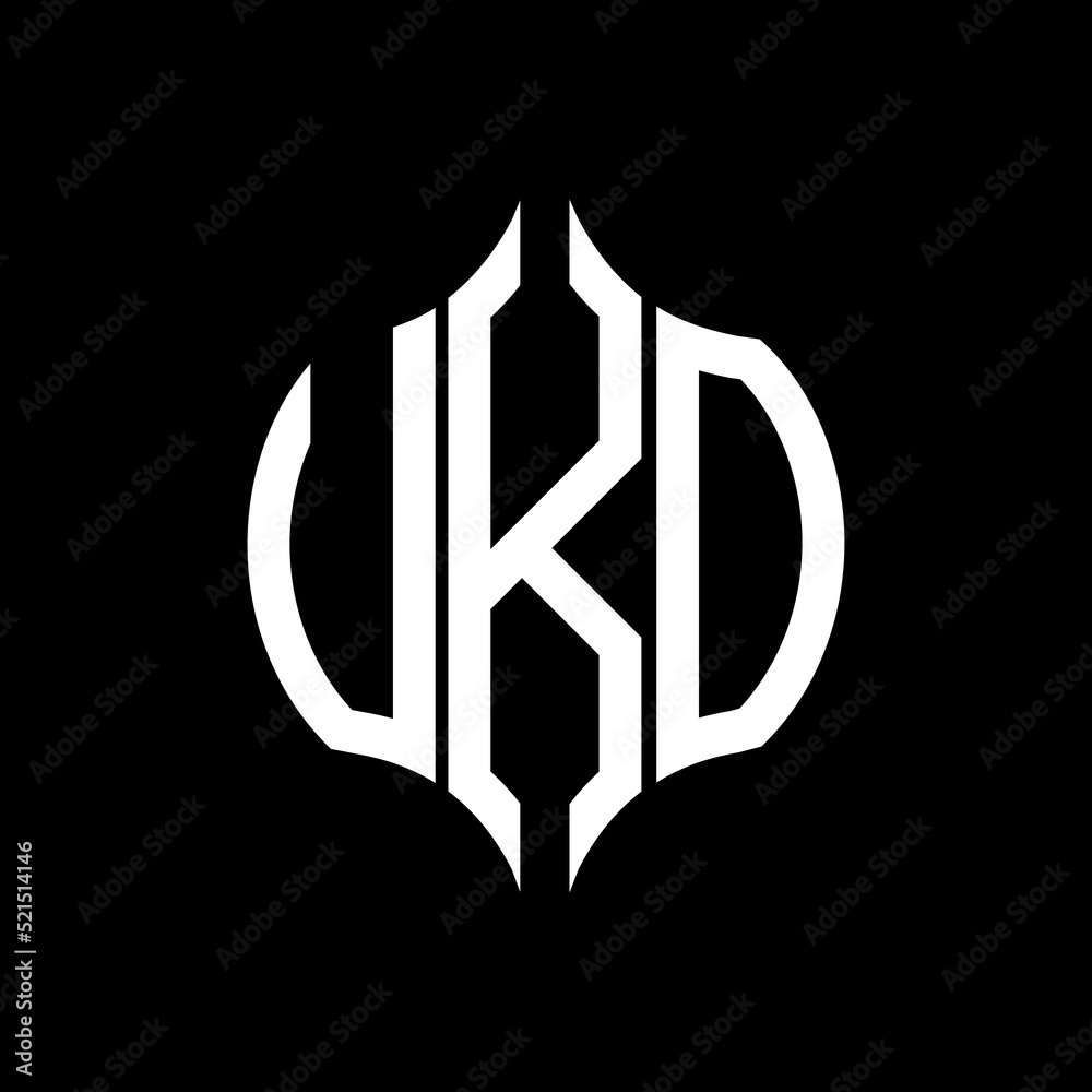 VKO letter logo. VKO best black background vector image. VKO Monogram ...