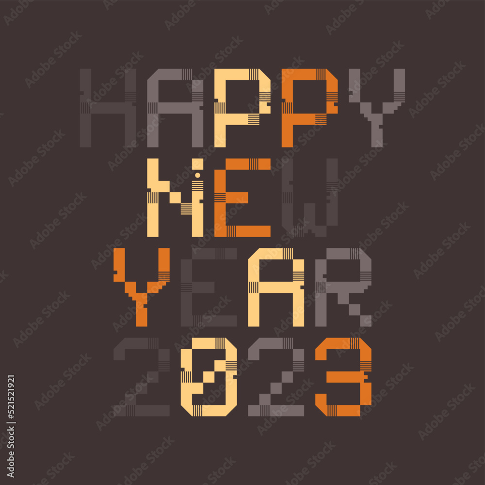 2023 New Year diverse unusual sign for 2023 event decoration, cute graphic, creative emblem concept for banner, brochure, flyer, calendar, greeting card, event invitation. Isolated vector logotype. 2023 New Year diverse unusual sign for 2023 event decoration, cute graphic, creative emblem concept for banner, brochure, flyer, calendar, greeting card, event invitation. Isolated vector logotype.