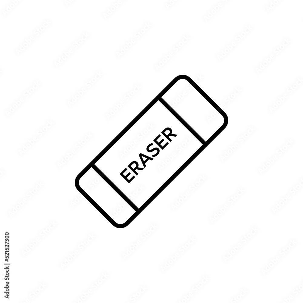 eraser icon flat style trendy stylist simple eraser icon flat style trendy stylist simple