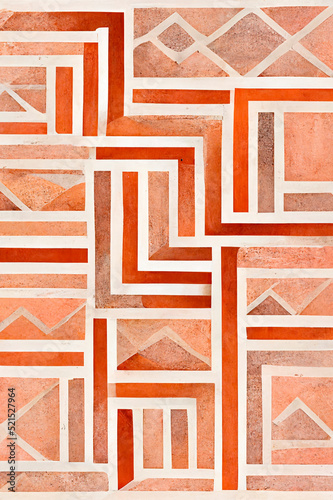 Abstract Minimal Southwestern Labyrinth