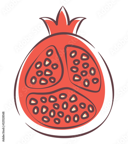 pomegranate fruit tropical