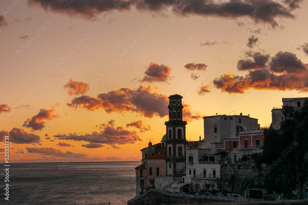 Cityscape Atrani, Amalfi coast, Italy