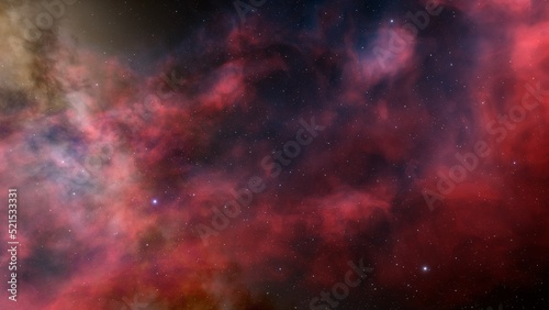 Space nebula, for use with projects on science, research, and education. Illustration 