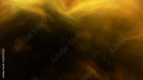 Deep space nebula with stars. Bright and vibrant Multicolor Starfield Infinite space outer space background with nebulas and stars. Star clusters, nebula outer space background 3d render 