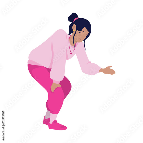 smiling woman design