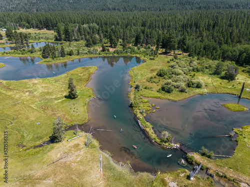 Fotografie Kayaking Wood River, Oregon