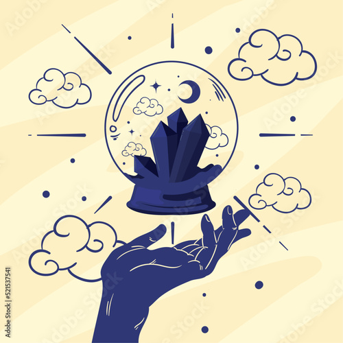 illustration of astrology