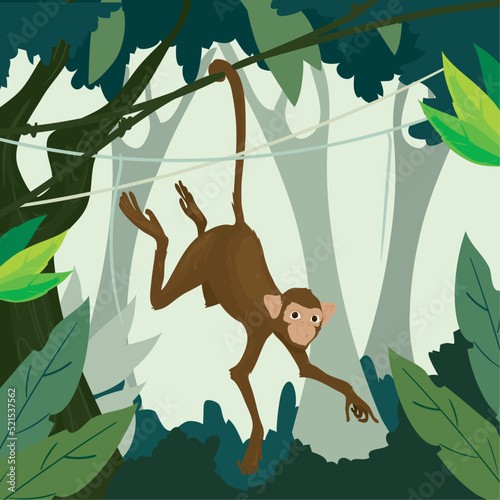 colored chimpanzee poster