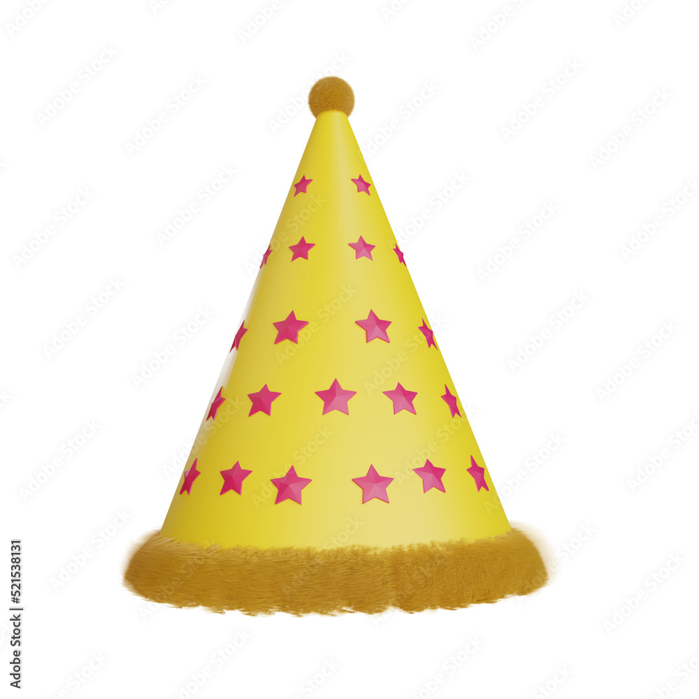3d April fool object party hat 3d April fool object party hat