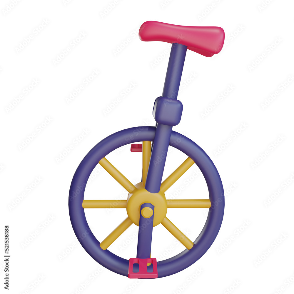 3d April fool object unicycle 3d April fool object unicycle