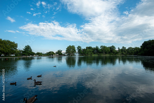 lake and clouds