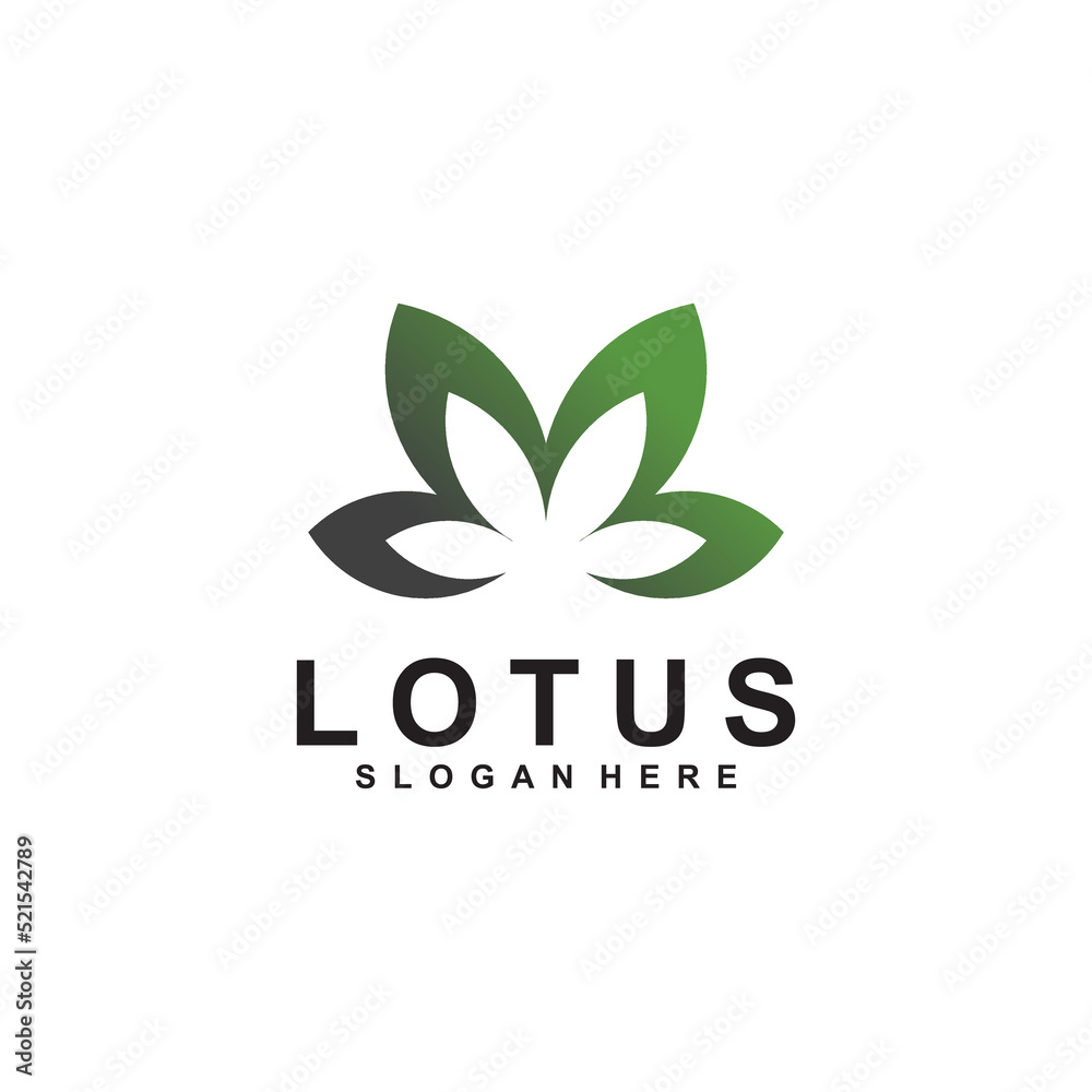 lotus logo vector design template lotus logo vector design template