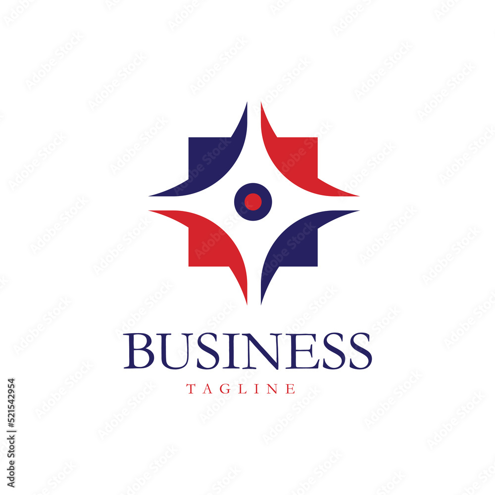 Obraz premium Financial business logo. Business Logo Vector Template