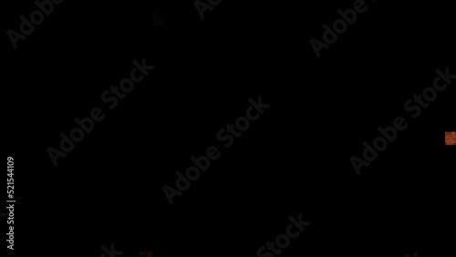 Fragments - abstract particles background