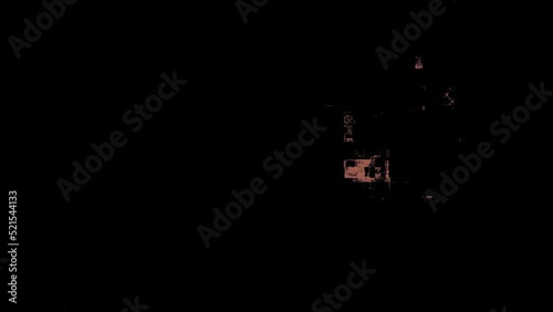 Hidden - abstract particles background