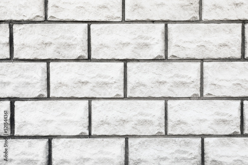 Texture of white brick wall as background