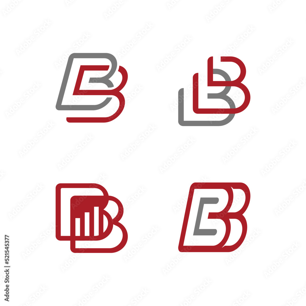 icon logo for letter b company icon logo for letter b company