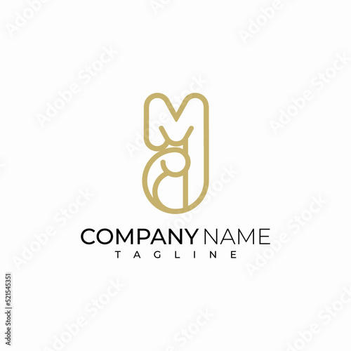 icon logo for letter mj company photo