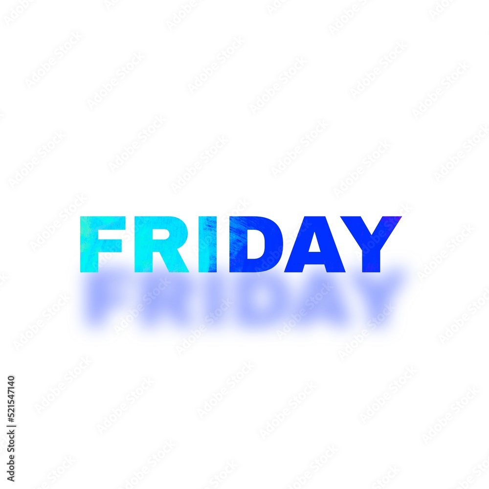 Sky blue and blue colour friday with shadow on white background Sky blue and blue colour friday with shadow on white background
