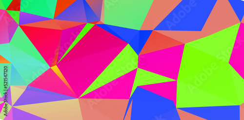 Light Multicolor  Rainbow vector low poly layout. Colorful abstract illustration with gradient.  Polygonal design for your web site