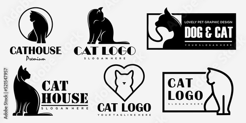 Dog and cat logo design inspiration