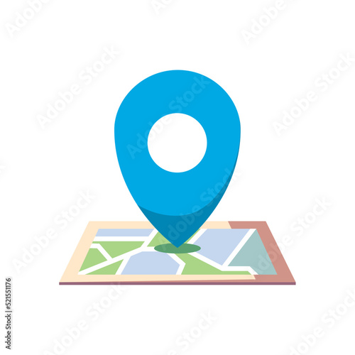Free Download flat location pin and map - GFXLoad