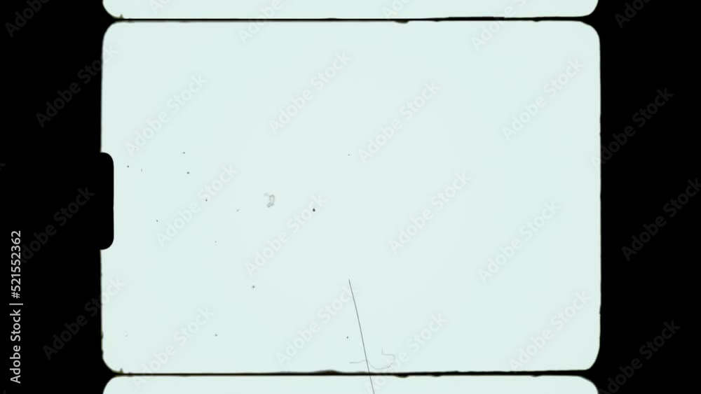 Old Vintage 8mm Film Frame Mattes with Dirty Scratch Hairs 4K Video Overlay