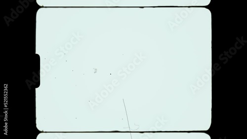 Old Vintage 8mm Film Frame Mattes with Dirty Scratch Hairs 4K Video Overlay