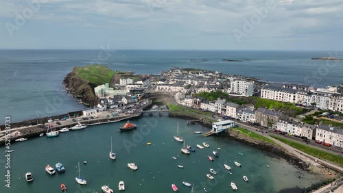 Aerial video of Portrush Co Antrim Northern Ireland photo