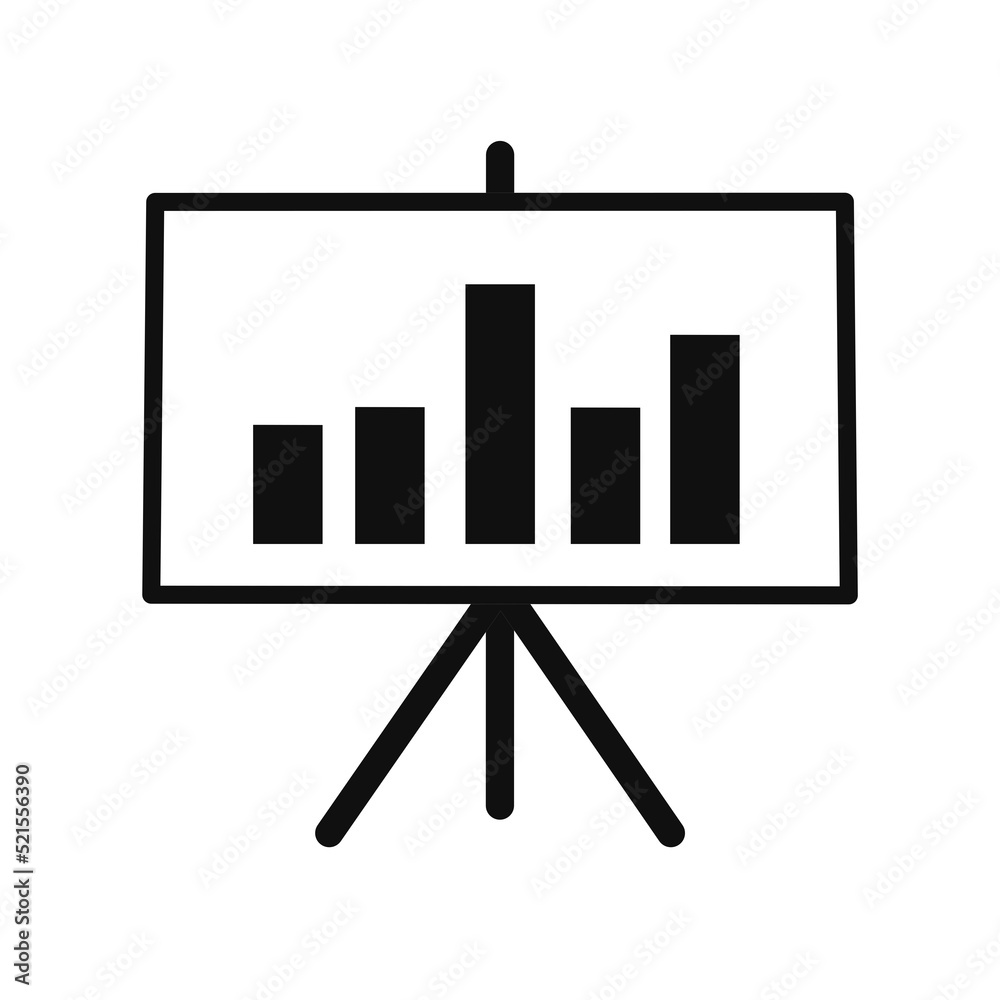graphic board icon with simple design graphic board icon with simple design