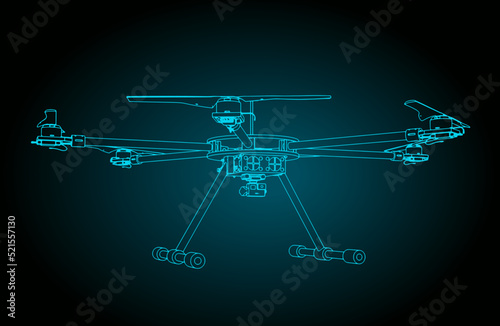 Tela Hexacopter illustration