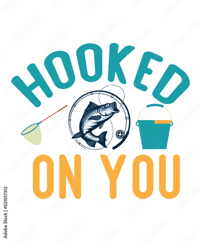 Fototapeta premium fishing t shirt design