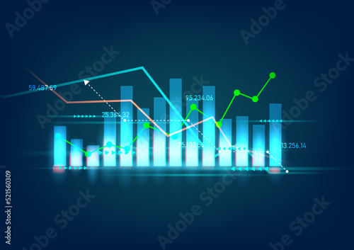 Stock Market Finance Investment Finance Abstract Pattern Background © siriwat