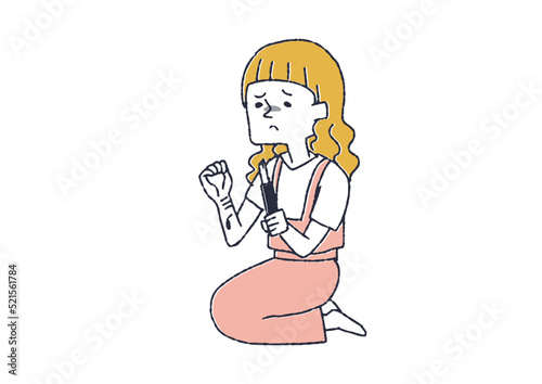 リストカットを繰り返す女性　精神衛生面に不安を抱える人々