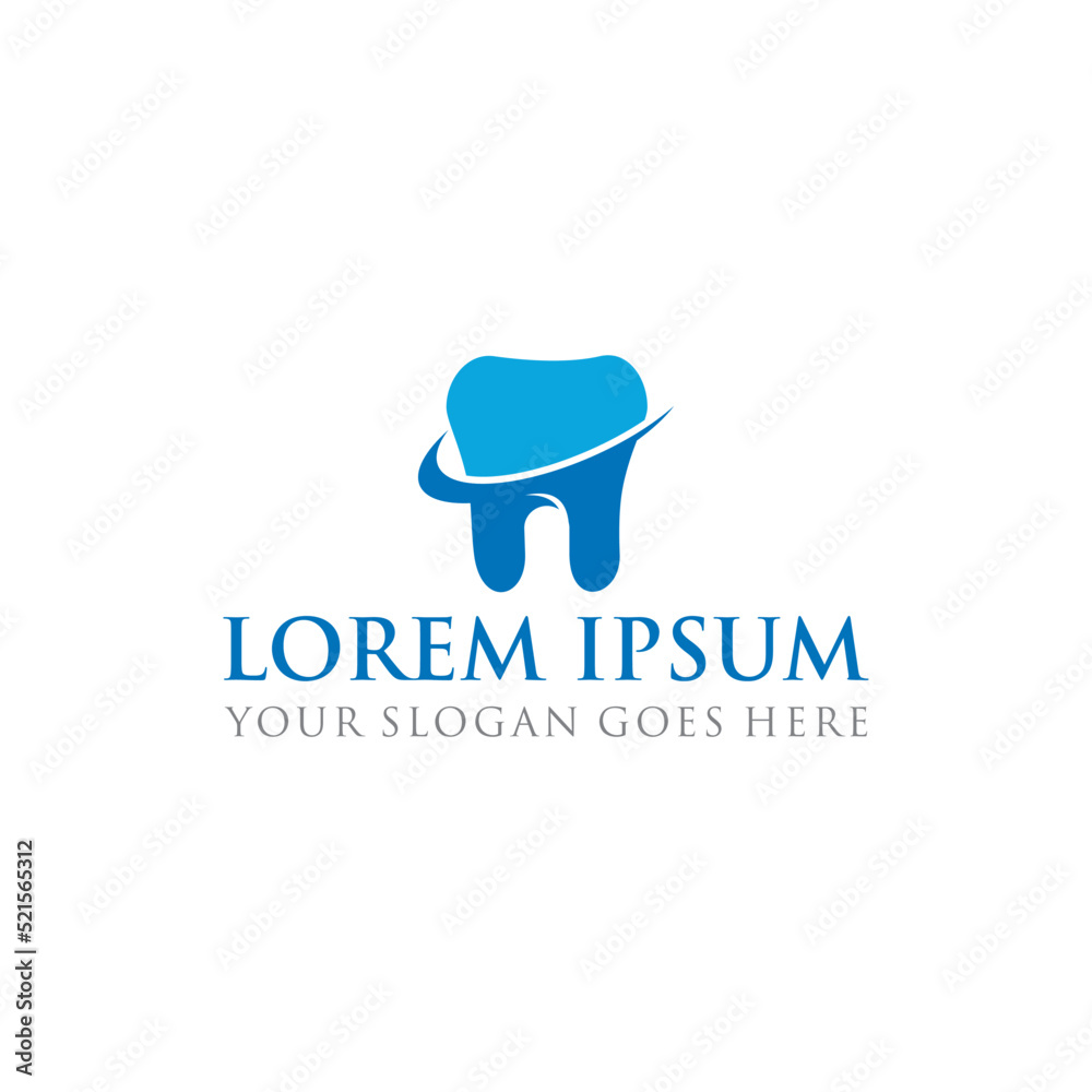 dental logo , dentist logo vector