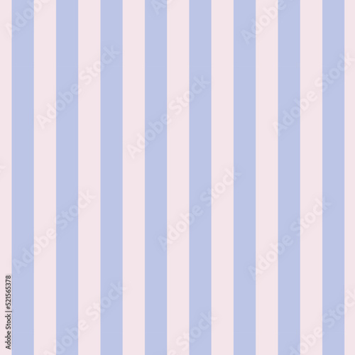 Seamless pattern with blue and white vertical stripes. Design of awning stripes in a vintage palette.