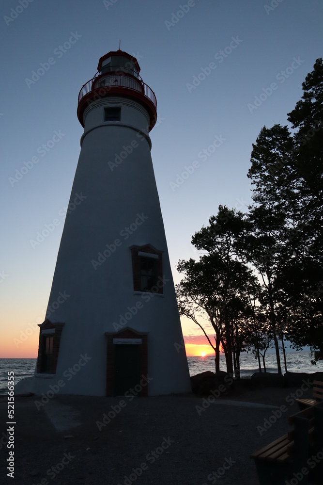 Marblehead Lighthouse on Lake Erie, Ohio
