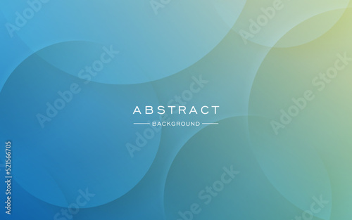 modern abstract dynamic blue green circle shape shadow and light dimension background. eps10 vector