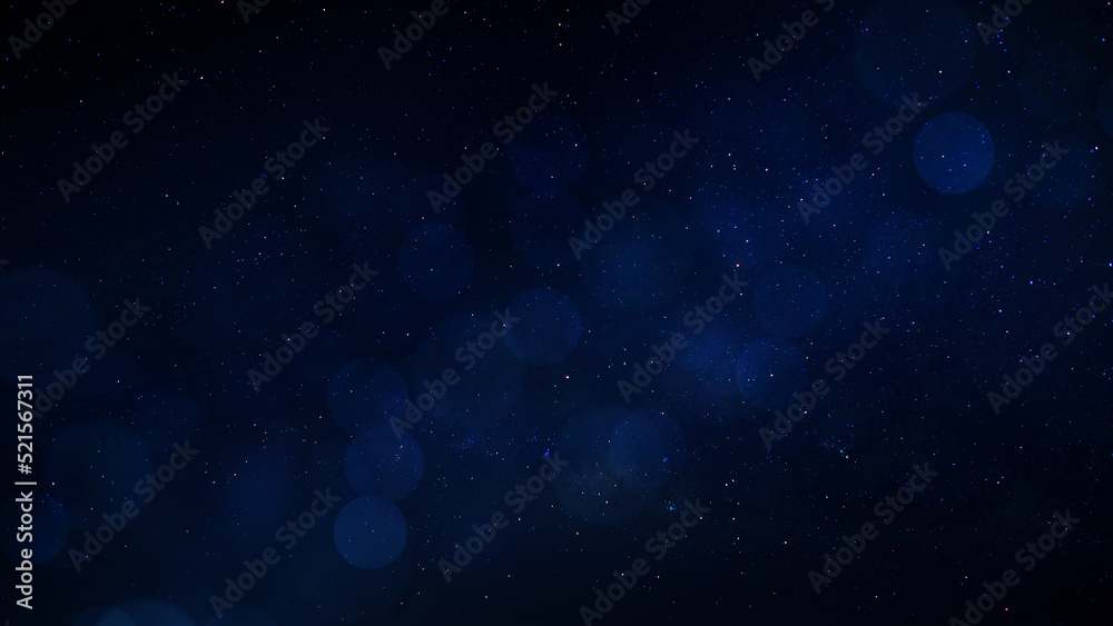 Obraz premium Blue glitter soft defocused