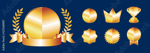 金 ゴールド  アイコン セット