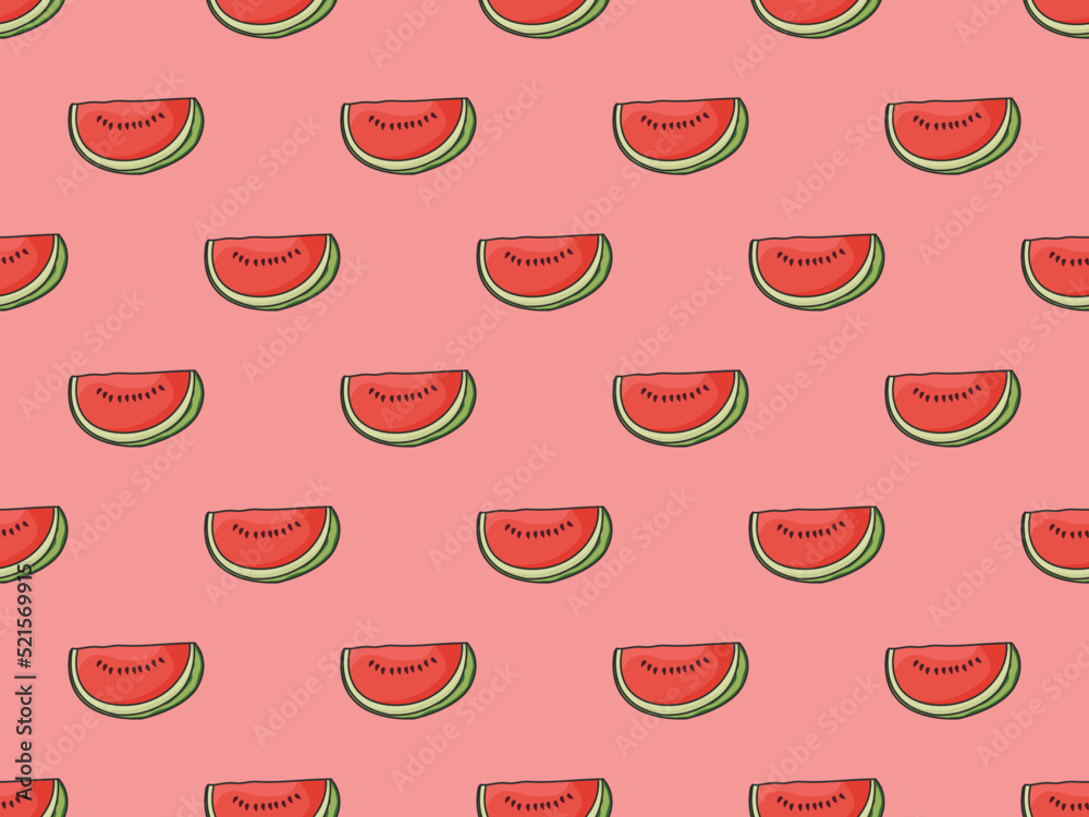watermelon fruit seamless art modern pattern background element flat cartoon vector illustration watermelon fruit seamless art modern pattern background element flat cartoon vector illustration