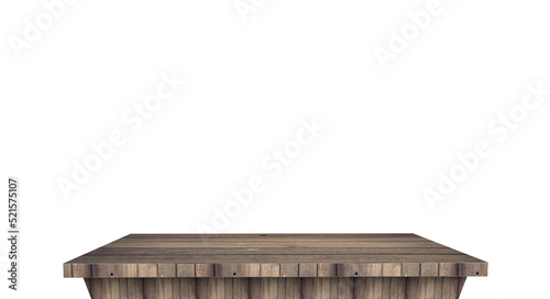 Wooden table foreground