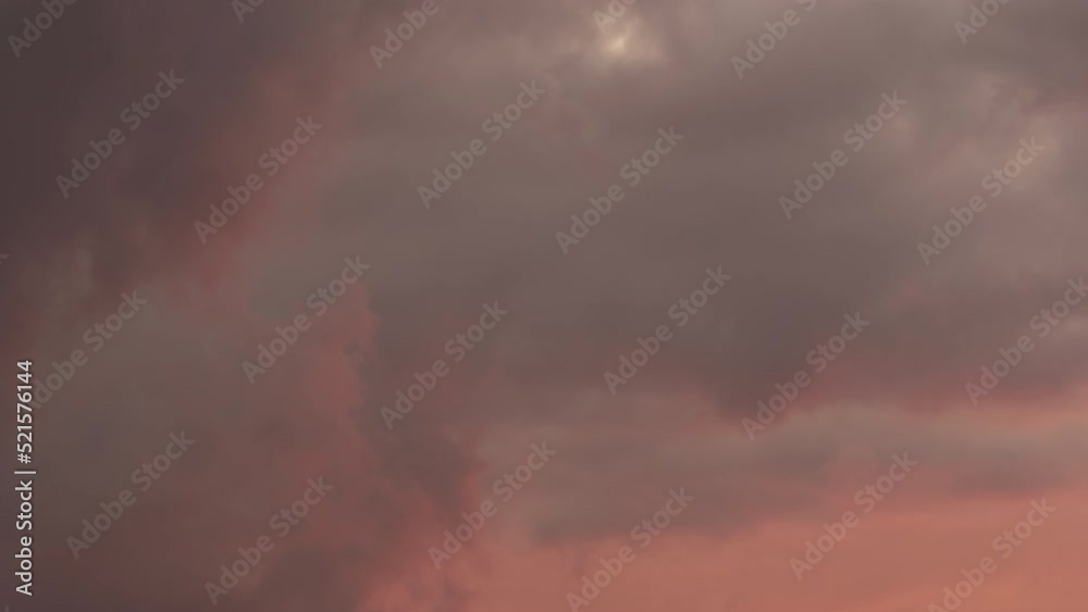 Timelapse of sunset cloudscape during summer Timelapse of sunset cloudscape during summer
