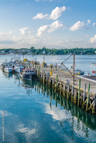 Fishing boats on the wharf