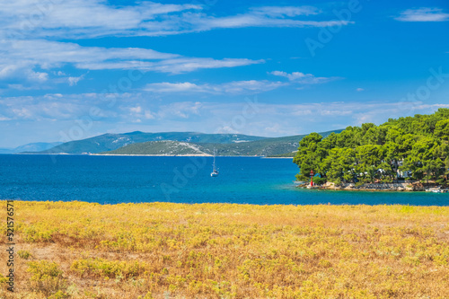 Bijar bay on the island of Cres, Adriatic sea, Croatia photo