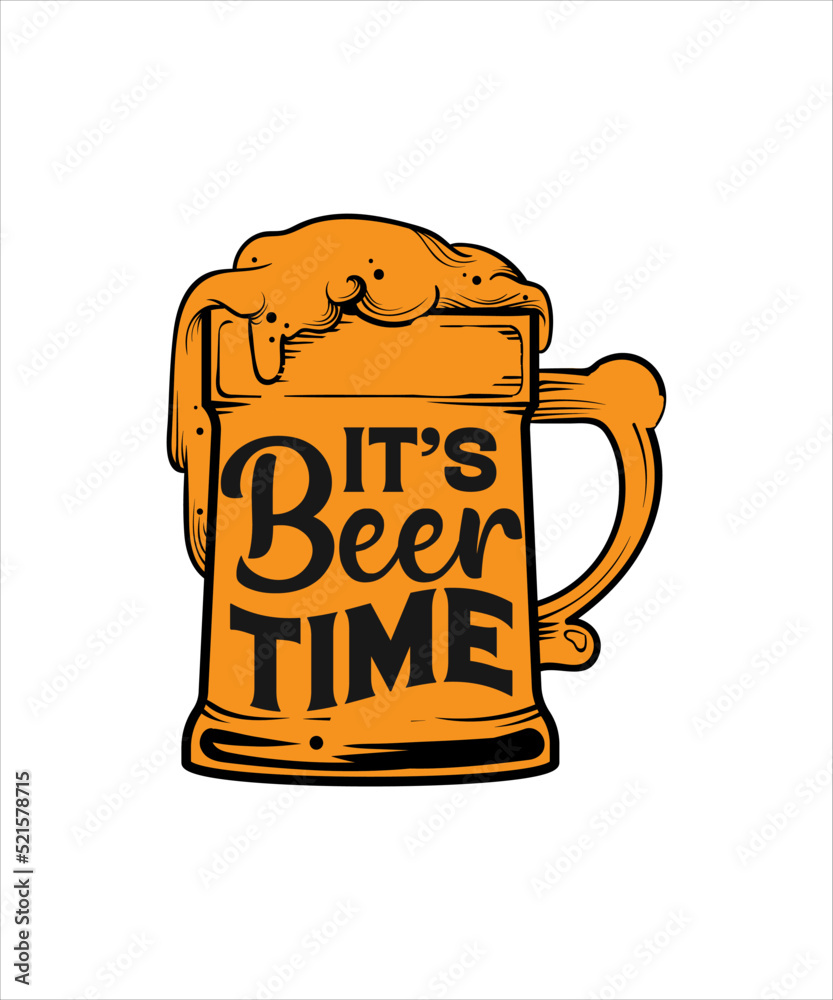 Beer hand drawn vector design beer tshirt Beer hand drawn vector design beer tshirt