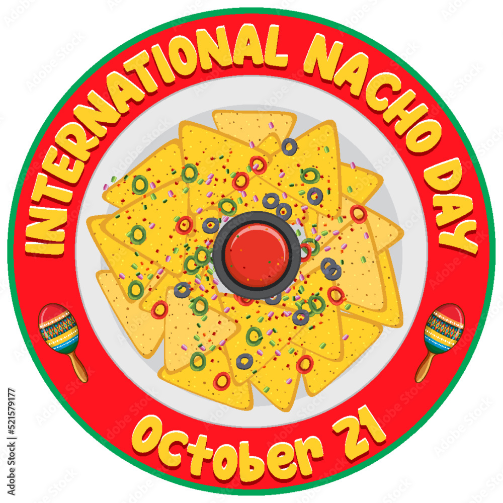 International Nacho Day Banner Design International Nacho Day Banner Design
