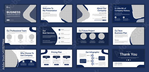 business presentation infographic template set. use for keynote presentation background, powerpoint template, website slider, brochure cover, landing page, annual report brochure, company profile.