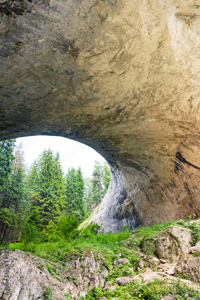 Wonder Bridges natural phenomena in Rhodopi Mountain, Bulgaria.