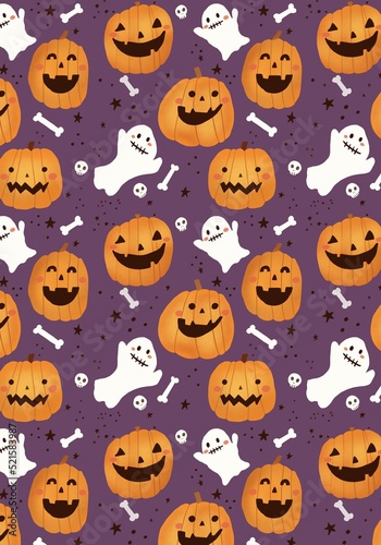 seamless pattern with halloween